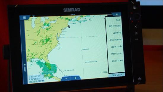 SiriusXM Marine Weather simrad