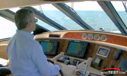 Steve on the Meridian Yachts 580