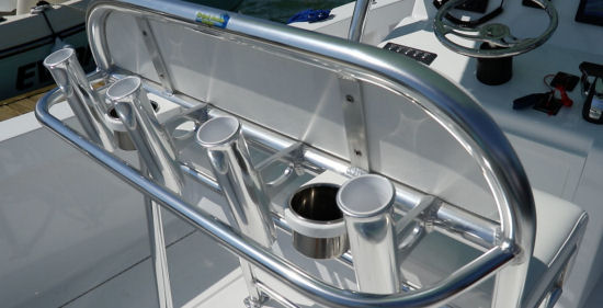 Stuart Boatworks 23 leaning post