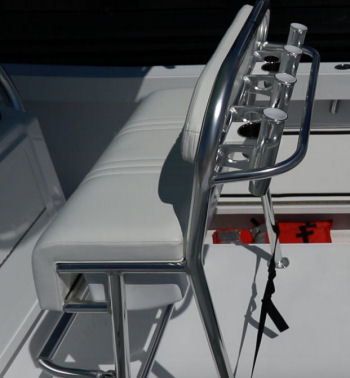 Stuart Boatworks 23 leaning post