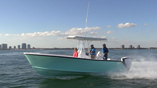 Stuart Boatworks 23 running shot