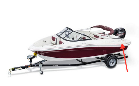 Tahoe 450 TS Outboard trailer