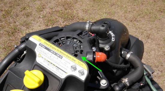 Triton 21 TrX alternator