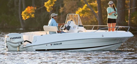 Wellcraft 180 Fisherman casting deck