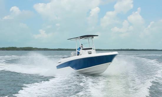 Wellcraft 182 Fisherman running