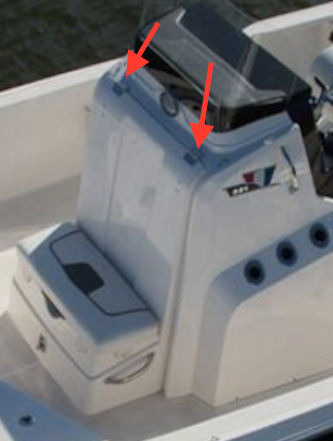 Wellcraft 221 Fisherman console