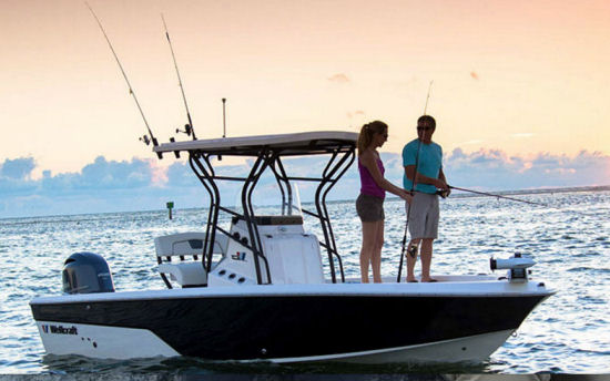 Wellcraft 221 Fisherman fishing