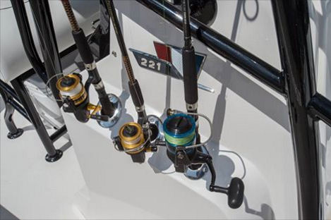 Wellcraft 221 Fisherman rod holders