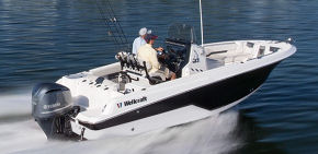 Wellcraft 222 Fisherman running
