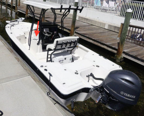 Wellcraft 241 Fisherman rodholders