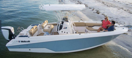 Wellcraft 242 Fisherman beached