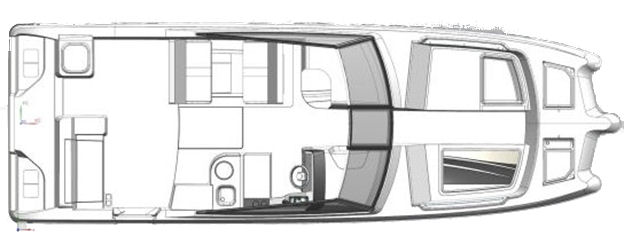 World Cat 320DC Interior