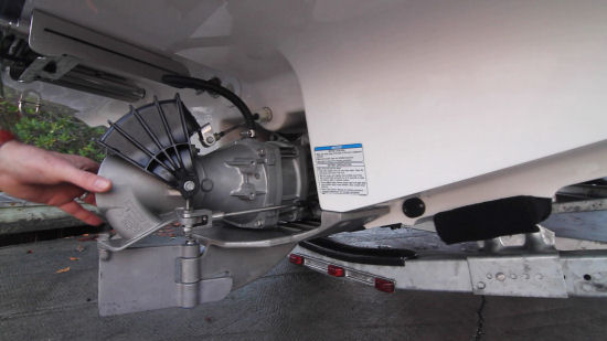 Yamaha 190 FSH articulating keel