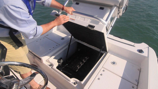 Yamaha 190 FSH engine access