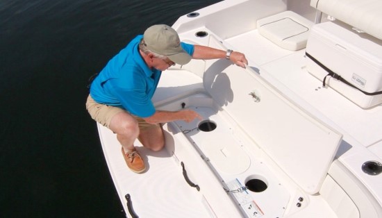 Yamaha 210 FSH Sport Jet Cleanout Ports