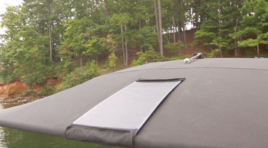 Yamaha 242X E-Series solar panel