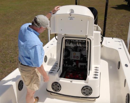 Yellowfin 24 CE console