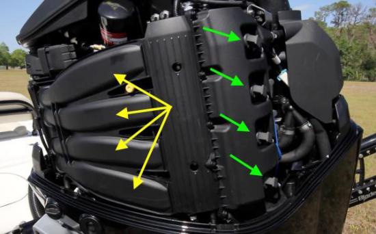 Yellowfin 24 CE spark plugs