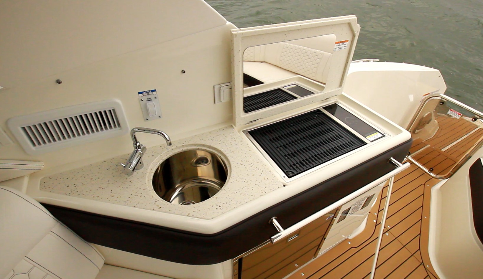 Sink and grill