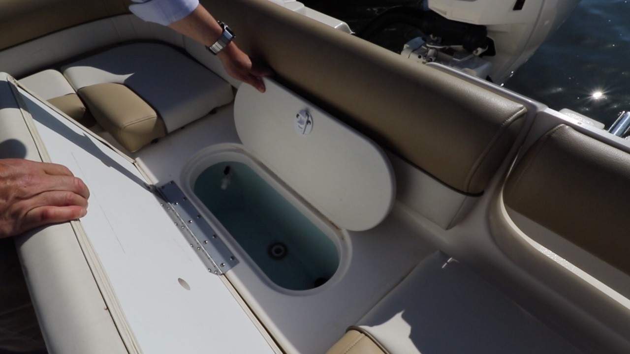 Under cushion storage