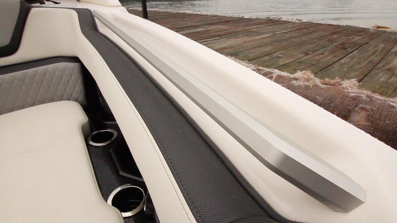 Gunwale mounted grab rail