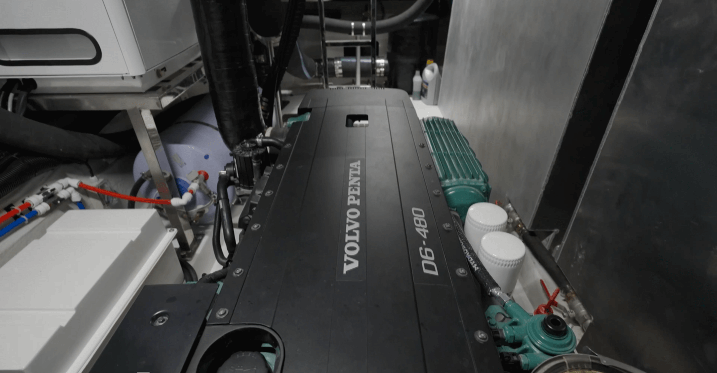 Aquila 50 Equipped with a pair of Volvo Penta D6 480-hp inboard diesels
