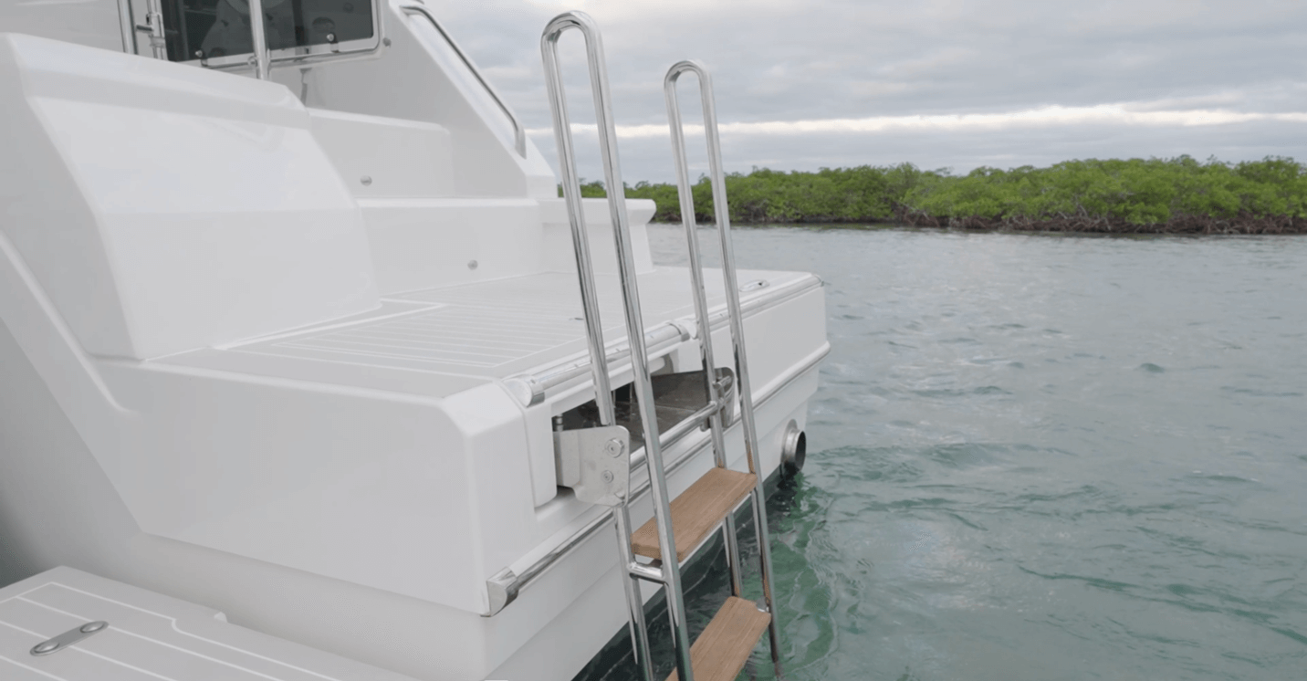 Aquila 50 swim ladder