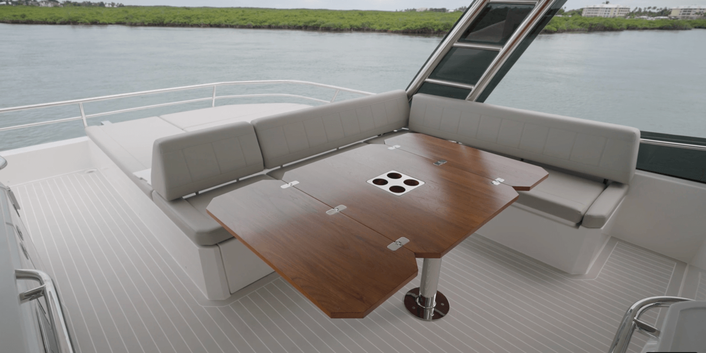 Aquila 50 teak dining table