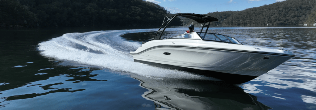 The Freedom Boat Club fleet includes the Sea Ray SPX 230 as one of its models