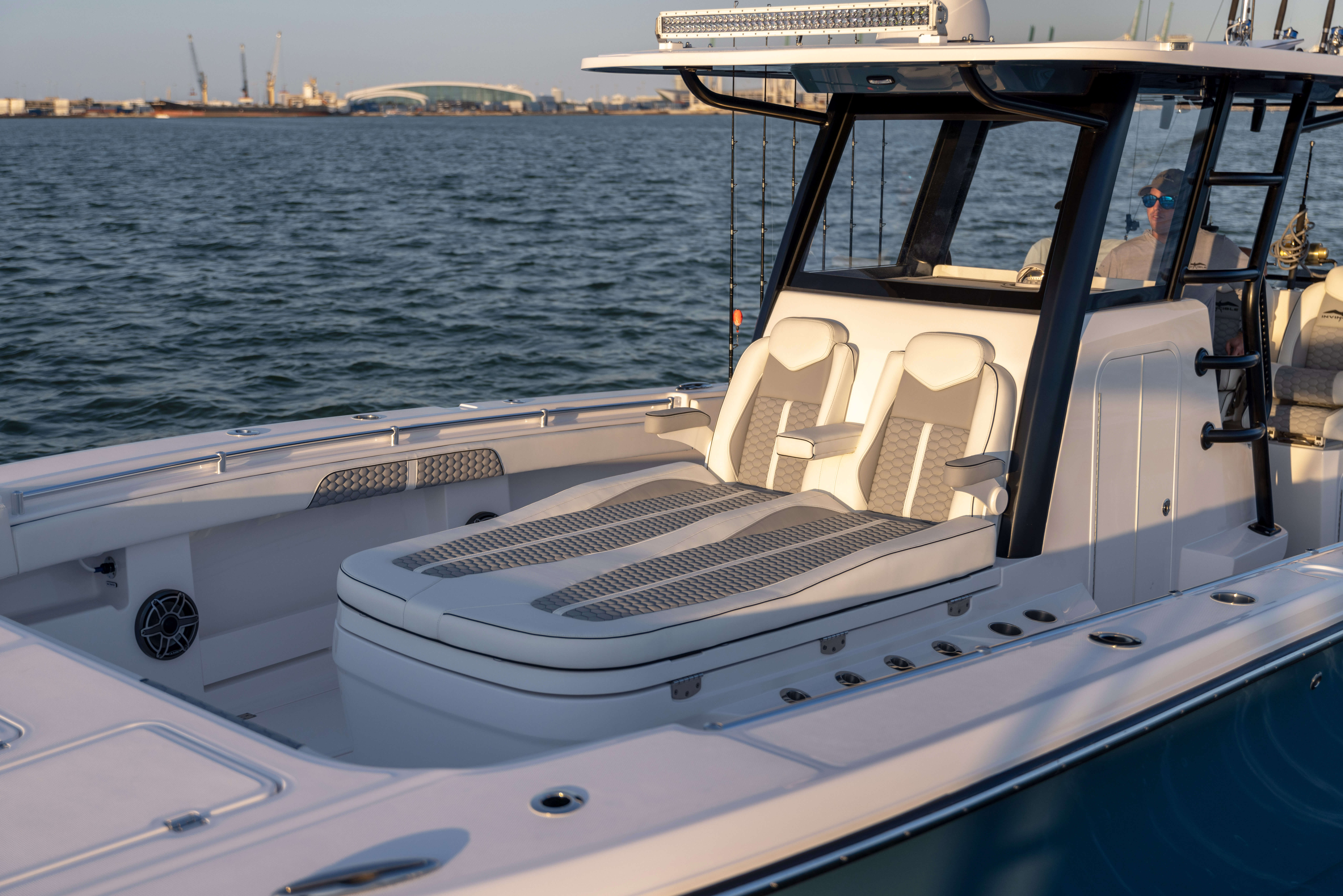 Invincible Boats 36' Catamaran loungers
