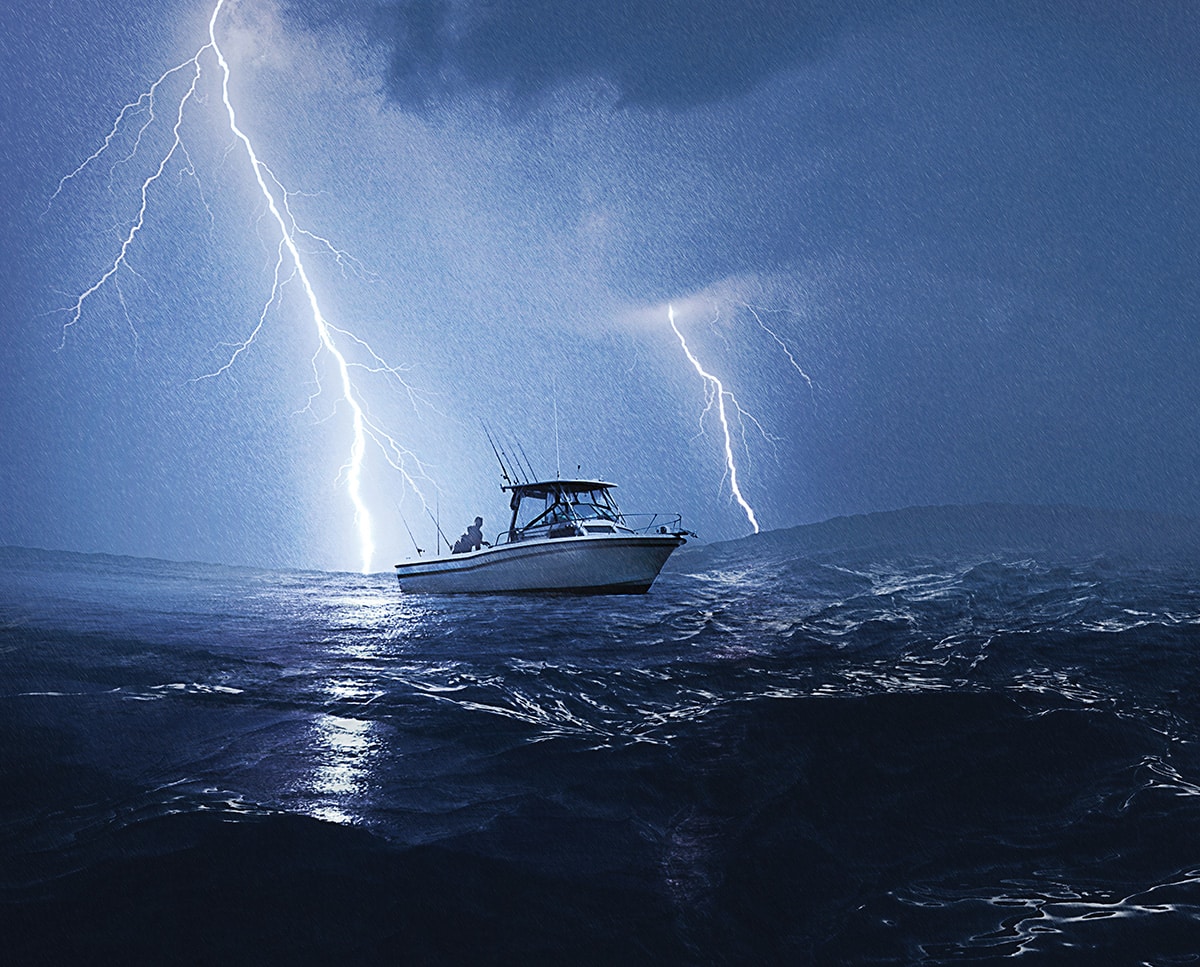 Boat Handling, Bad Weather, Lightning, Storms, Seamanship, Boating Mag