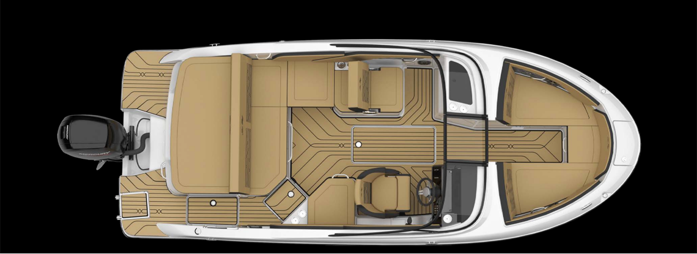 Sea Ray 210 SPX OB layout