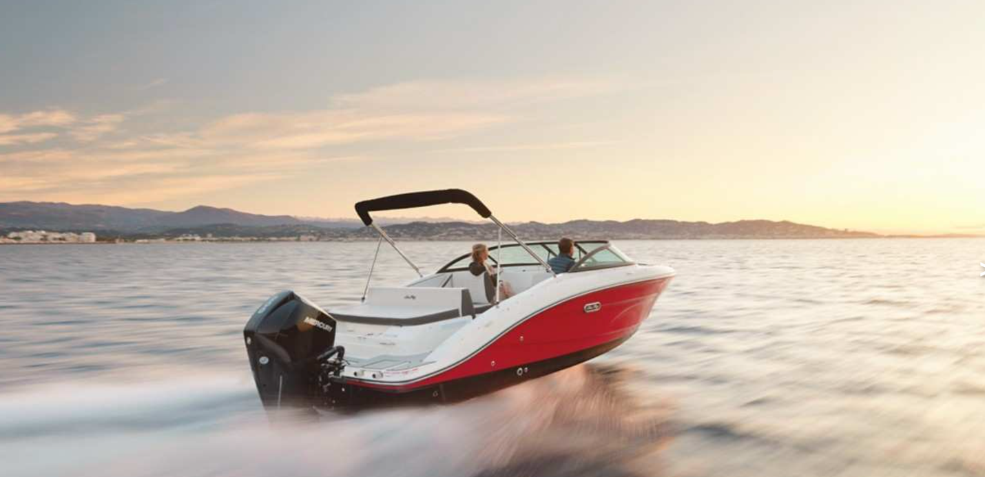 Sea Ray SPX 210 OB running