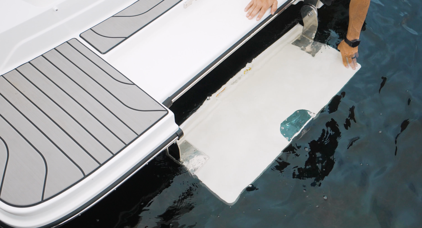 Sea ray 210 SPX SD water step