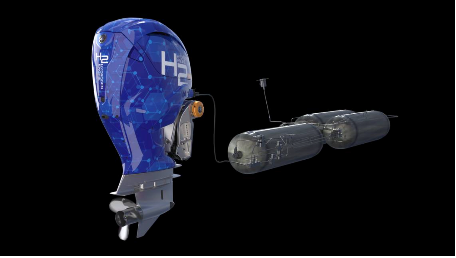 Yamaha Hydrogen-Powered Outboard Engine
