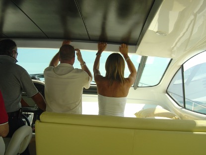 Hand holds and grab rails