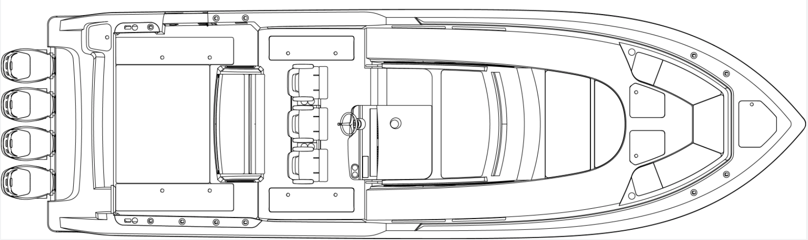 420 Outrage floorplan, plan drawing