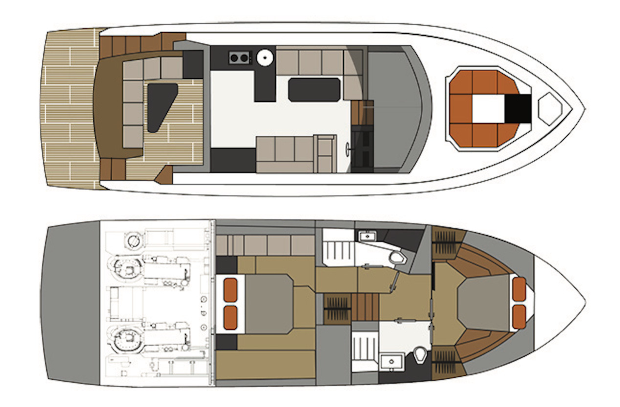 cruisers yachts 46 cantius