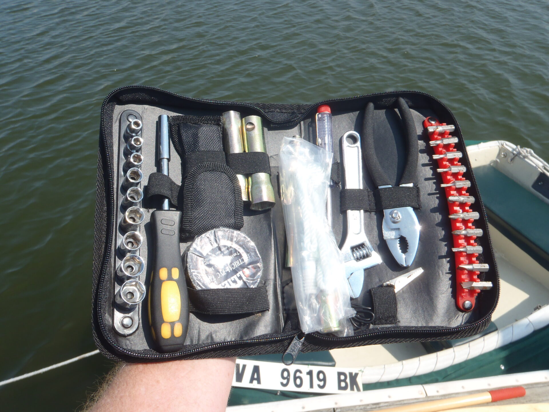 It’s worth it to carry an outboard toolkit in your dinghy.
