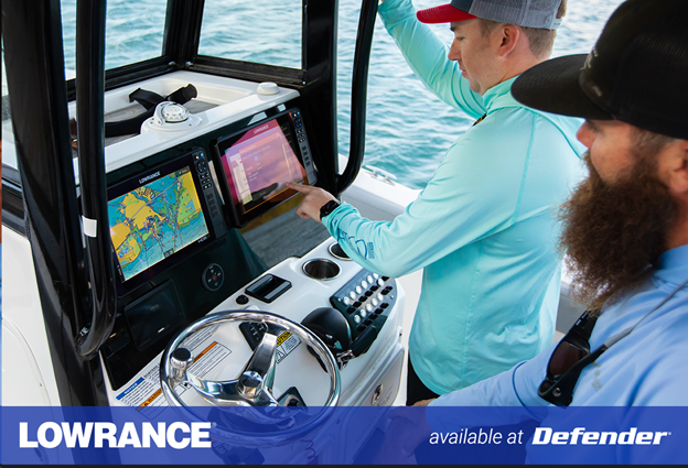 Lowrance - available at Defender