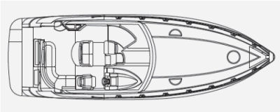 Cruisers Yachts 390 Sports Coupe Floor Plan