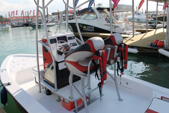 Tiburon ZX-25 aluminum seat base