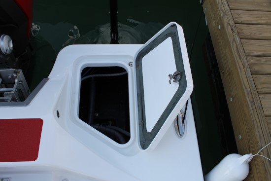 Tiburon ZX-25 rear deck hatch