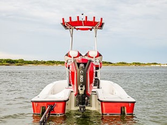 Tiburon ZX-25 outboard transom