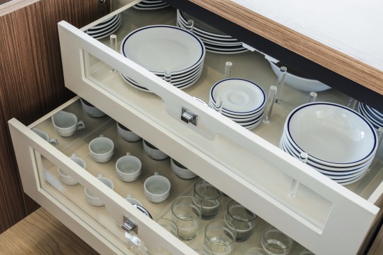 Absolute 58 Fly pullout drawers