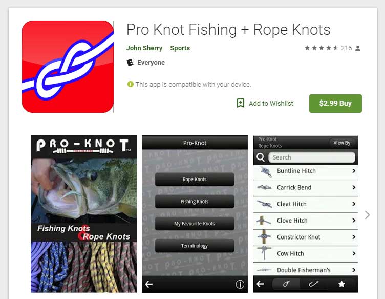 Pro-Knot Fishing App