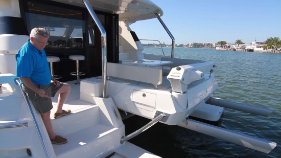 Aquila 44 aft deck