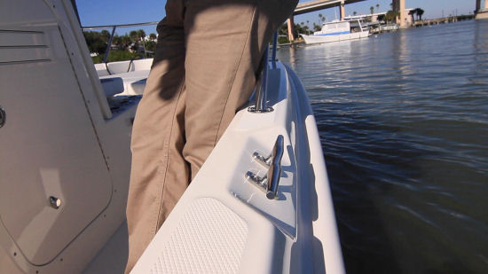 Boston Whaler 210 Dauntless stainless steel