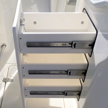 Boston Whaler 250 Outrage sliders