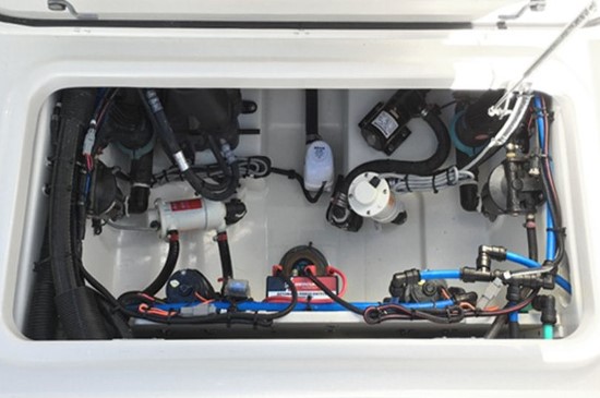 Boston Whaler 250 Outrage engine